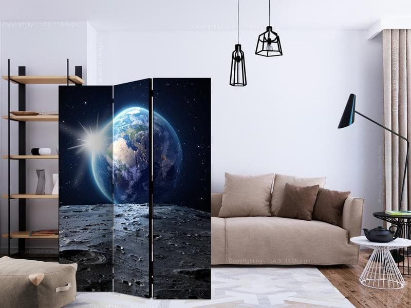 Paravento View of the Blue Planet [Room Dividers] in Paraventi Collezione Casa - Trebisacce, commercioVirtuoso.it