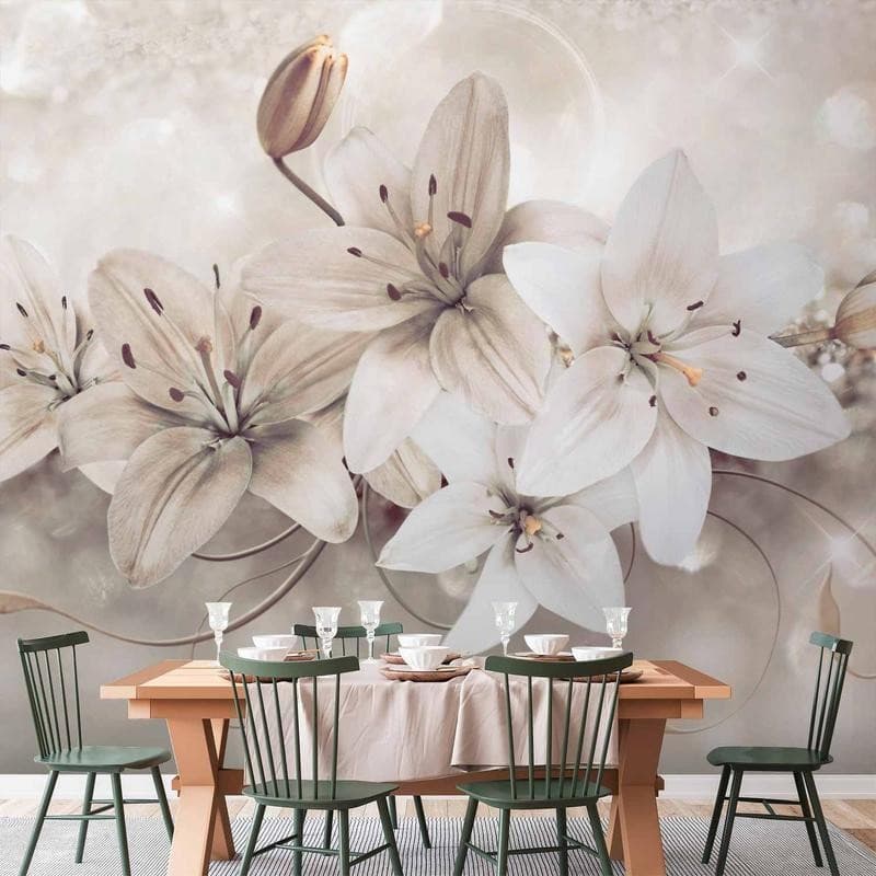 Fotomurale Diamond Lilies in Carta da parati Collezione Casa - Trebisacce, commercioVirtuoso.it
