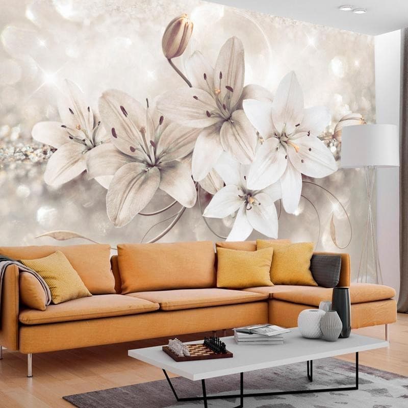 Fotomurale Diamond Lilies in Carta da parati Collezione Casa - Trebisacce, commercioVirtuoso.it