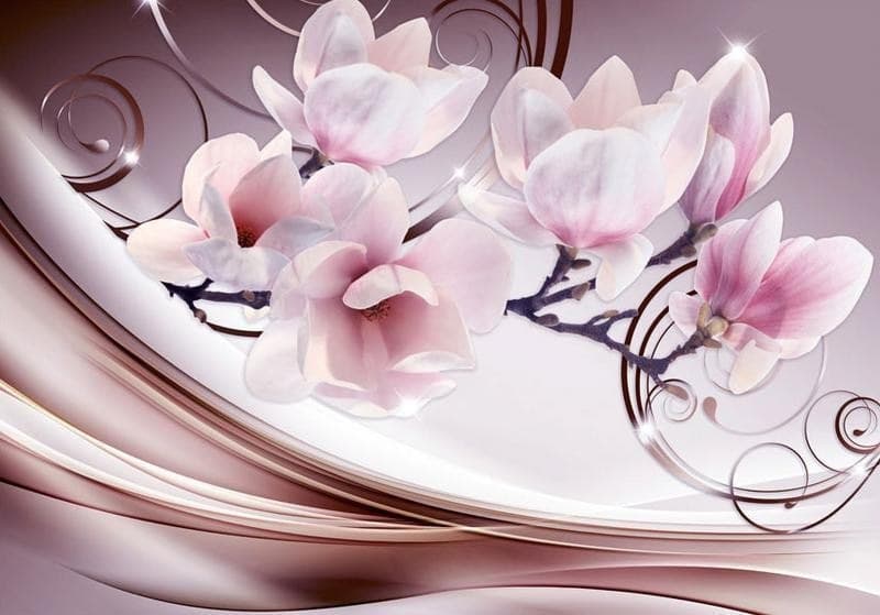 Fotomurale Meet the Magnolias in Carta da parati Collezione Casa - Trebisacce, commercioVirtuoso.it