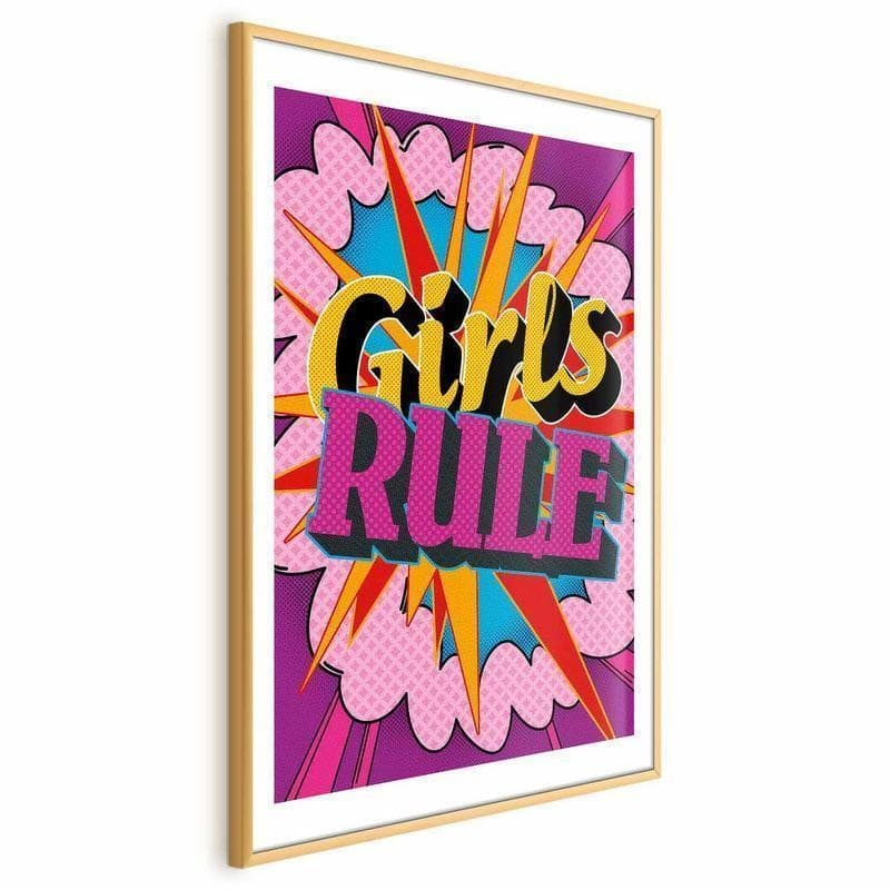 Poster - Girls Rule II in Poster e stampe Collezione Casa - Trebisacce, commercioVirtuoso.it