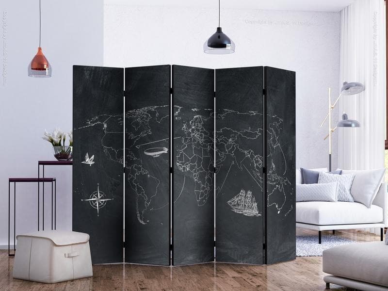 Paravento Small travel. Large travel II [Room Dividers] in Paraventi Collezione Casa - Trebisacce, commercioVirtuoso.it