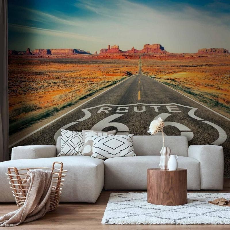 Fotomurale Route 66 in Carta da parati Collezione Casa - Trebisacce, commercioVirtuoso.it