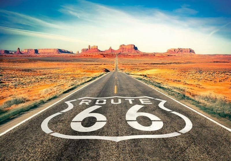 Fotomurale Route 66 in Carta da parati Collezione Casa - Trebisacce, commercioVirtuoso.it