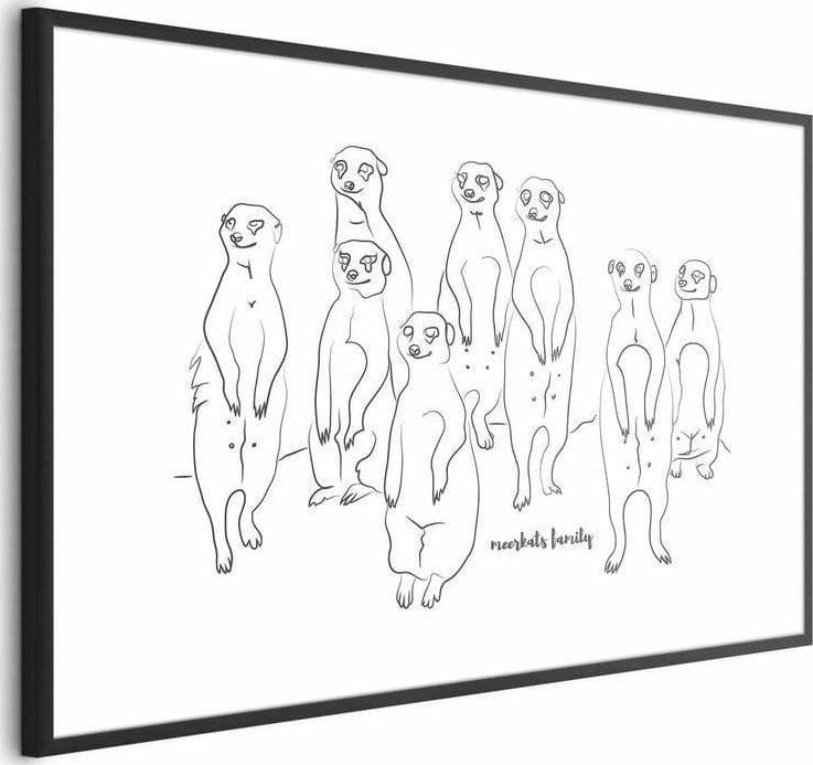Poster - Meerkat Family in Poster e stampe Collezione Casa - Trebisacce, commercioVirtuoso.it