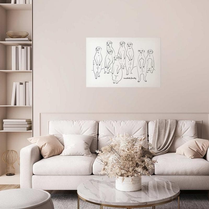 Poster - Meerkat Family in Poster e stampe Collezione Casa - Trebisacce, commercioVirtuoso.it