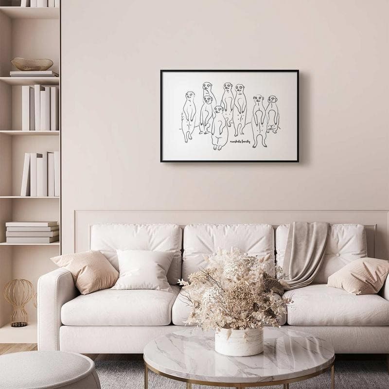 Poster - Meerkat Family in Poster e stampe Collezione Casa - Trebisacce, commercioVirtuoso.it