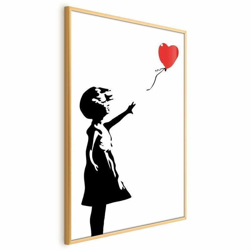 Poster - Girl with a Balloon in Poster e stampe Collezione Casa - Trebisacce, commercioVirtuoso.it