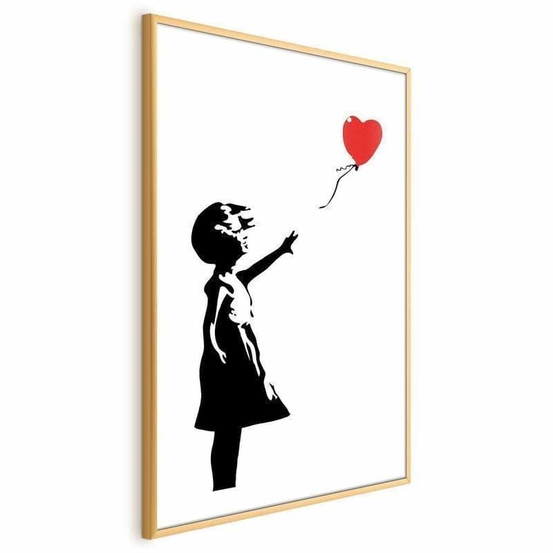 Poster - Girl with a Balloon in Poster e stampe Collezione Casa - Trebisacce, commercioVirtuoso.it