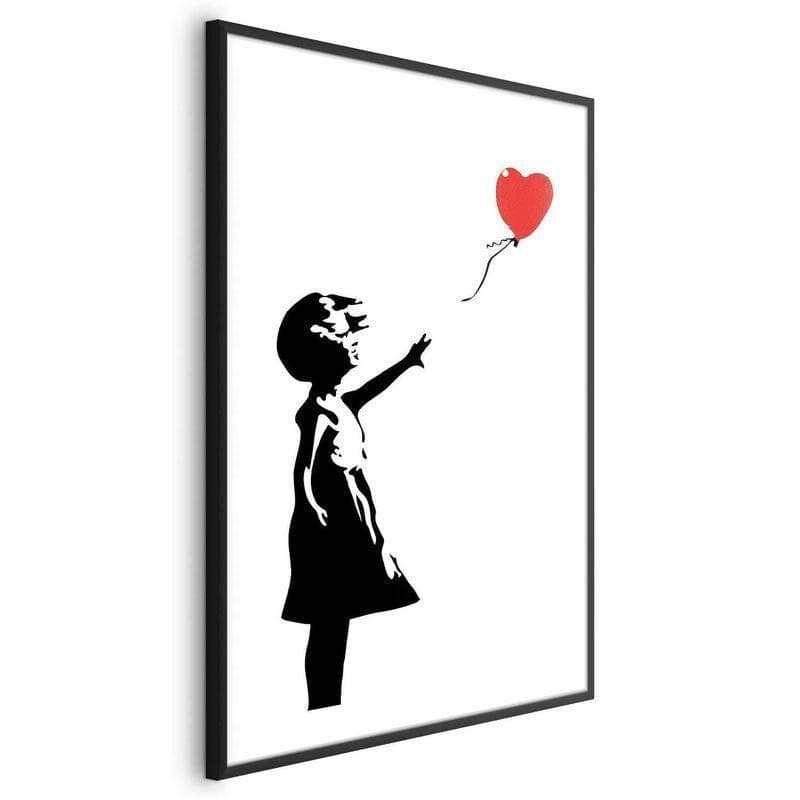 Poster - Girl with a Balloon in Poster e stampe Collezione Casa - Trebisacce, commercioVirtuoso.it
