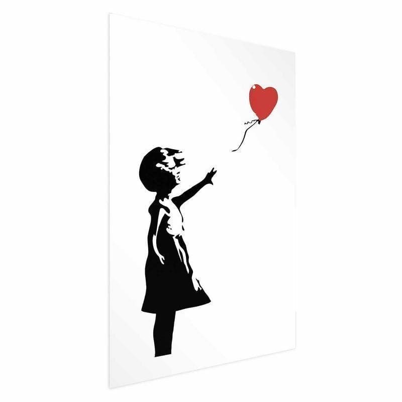 Poster - Girl with a Balloon in Poster e stampe Collezione Casa - Trebisacce, commercioVirtuoso.it