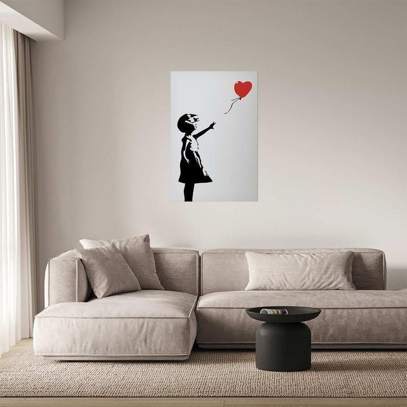 Poster - Girl with a Balloon in Poster e stampe Collezione Casa - Trebisacce, commercioVirtuoso.it