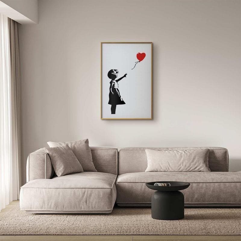 Poster - Girl with a Balloon in Poster e stampe Collezione Casa - Trebisacce, commercioVirtuoso.it