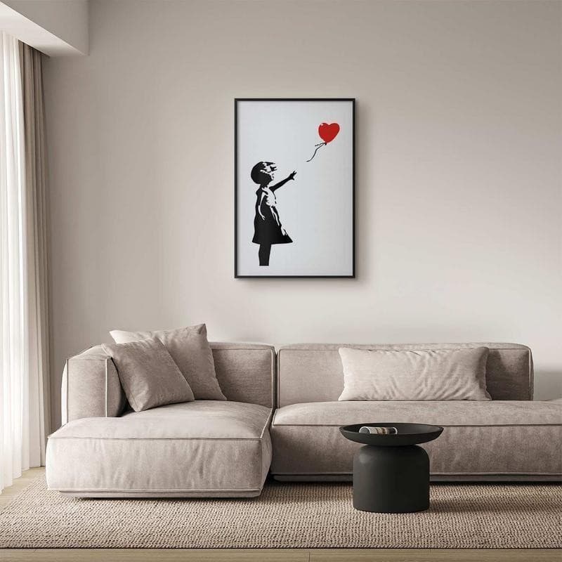 Poster - Girl with a Balloon in Poster e stampe Collezione Casa - Trebisacce, commercioVirtuoso.it