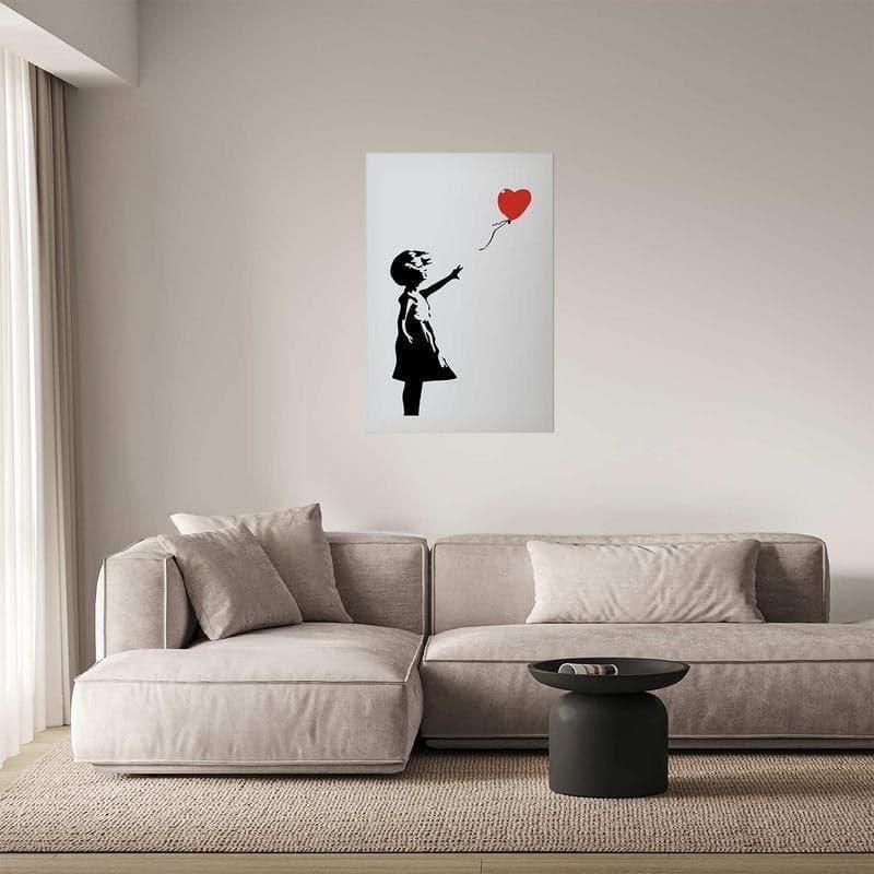 Poster - Girl with a Balloon in Poster e stampe Collezione Casa - Trebisacce, commercioVirtuoso.it