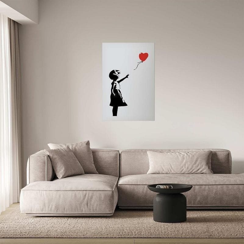 Poster - Girl with a Balloon in Poster e stampe Collezione Casa - Trebisacce, commercioVirtuoso.it