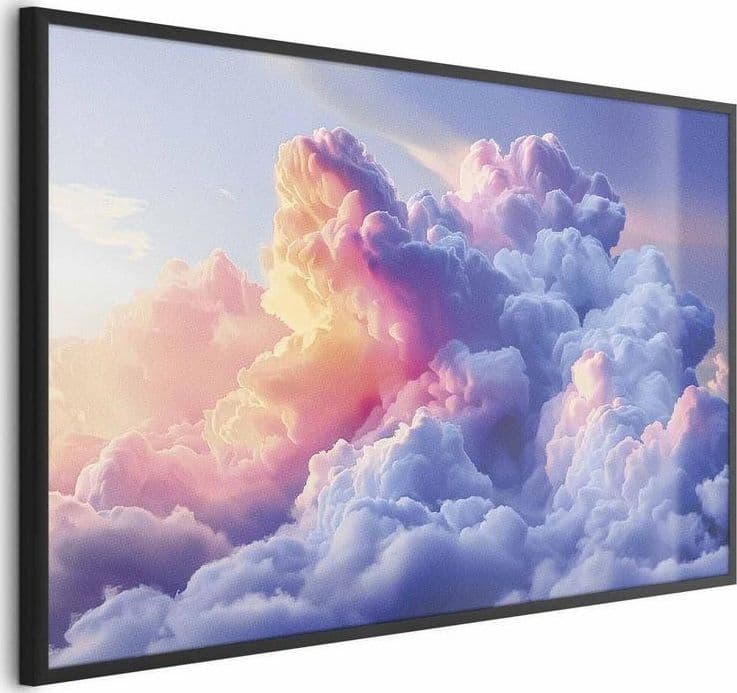 Poster - Clouds Like Painted: Artistic Dawn Brushes Painting the Sky in Poster e stampe Collezione Casa - Trebisacce, commercioVirtuoso.it