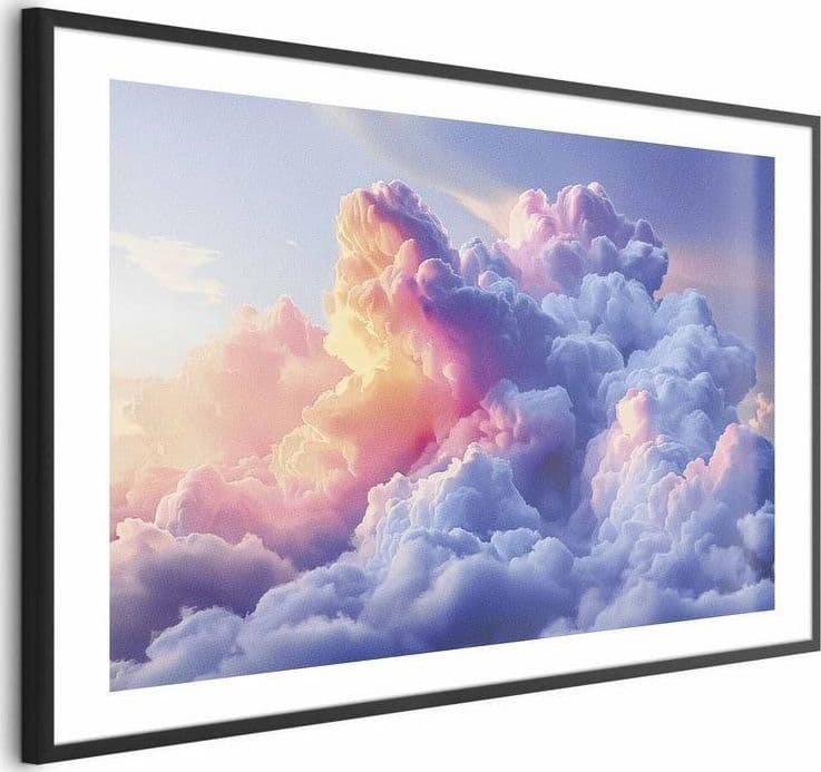 Poster - Clouds Like Painted: Artistic Dawn Brushes Painting the Sky in Poster e stampe Collezione Casa - Trebisacce, commercioVirtuoso.it