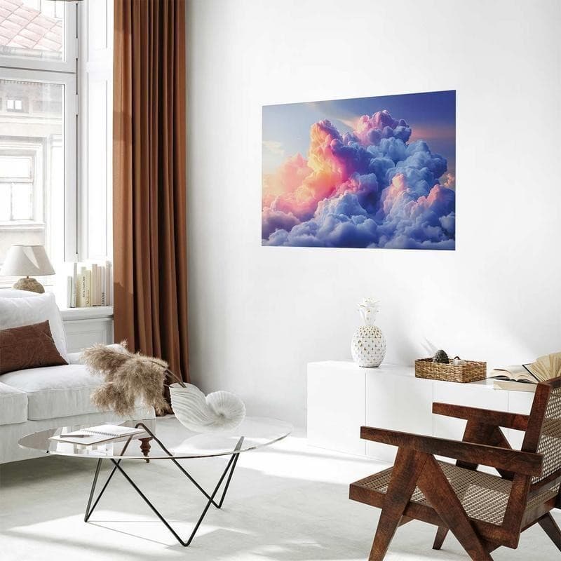 Poster - Clouds Like Painted: Artistic Dawn Brushes Painting the Sky in Poster e stampe Collezione Casa - Trebisacce, commercioVirtuoso.it