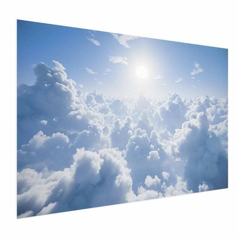 Poster - Heavenly Peace: Warm Sun Rays in Poster e stampe Collezione Casa - Trebisacce, commercioVirtuoso.it