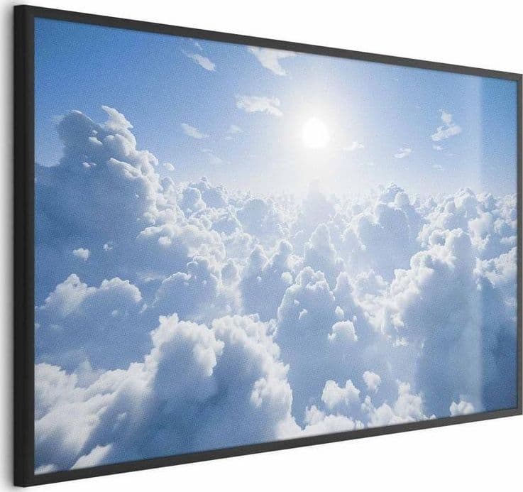 Poster - Heavenly Peace: Warm Sun Rays in Poster e stampe Collezione Casa - Trebisacce, commercioVirtuoso.it