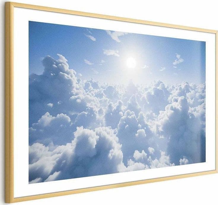 Poster - Heavenly Peace: Warm Sun Rays in Poster e stampe Collezione Casa - Trebisacce, commercioVirtuoso.it