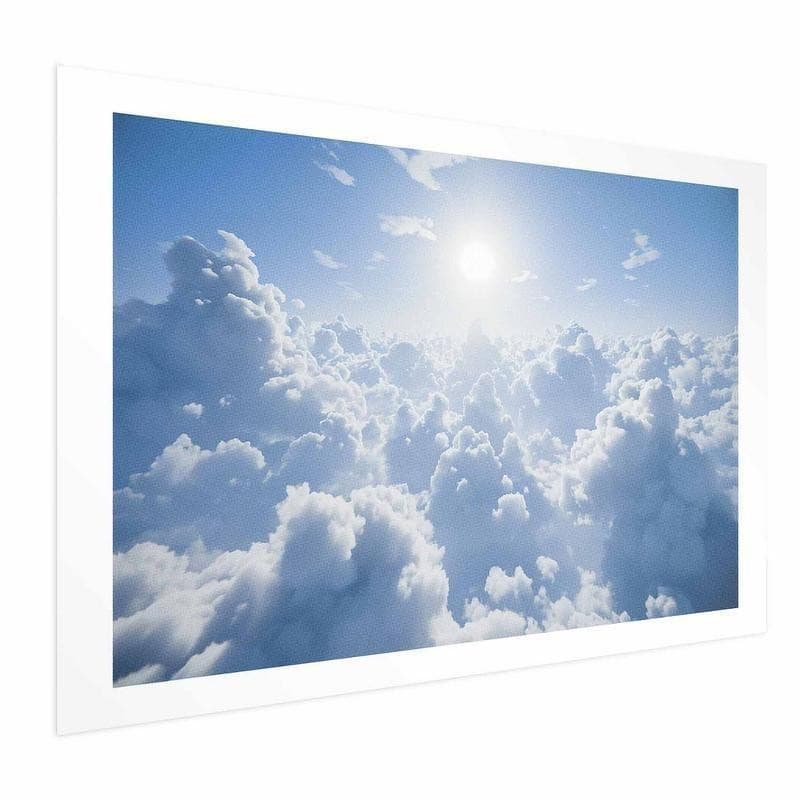 Poster - Heavenly Peace: Warm Sun Rays in Poster e stampe Collezione Casa - Trebisacce, commercioVirtuoso.it