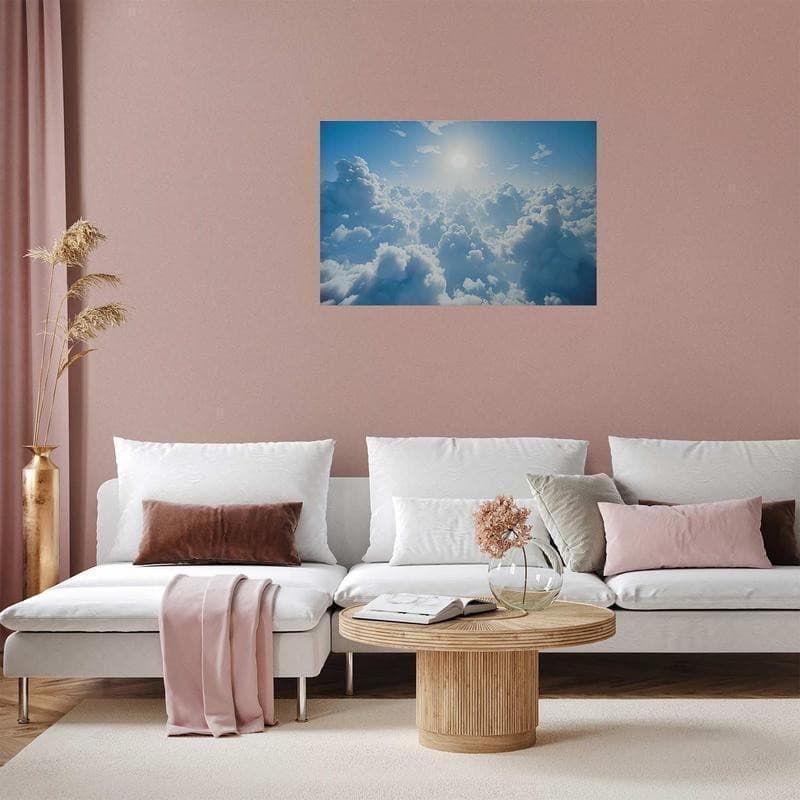 Poster - Heavenly Peace: Warm Sun Rays in Poster e stampe Collezione Casa - Trebisacce, commercioVirtuoso.it