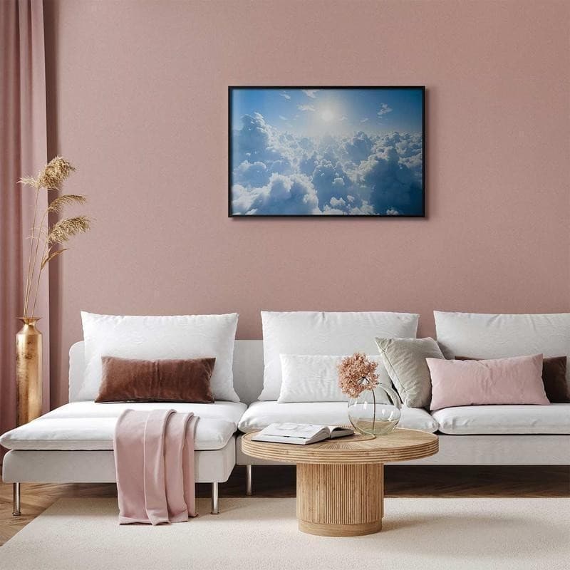 Poster - Heavenly Peace: Warm Sun Rays in Poster e stampe Collezione Casa - Trebisacce, commercioVirtuoso.it
