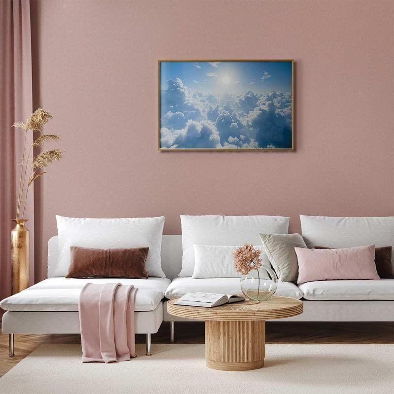 Poster - Heavenly Peace: Warm Sun Rays in Poster e stampe Collezione Casa - Trebisacce, commercioVirtuoso.it