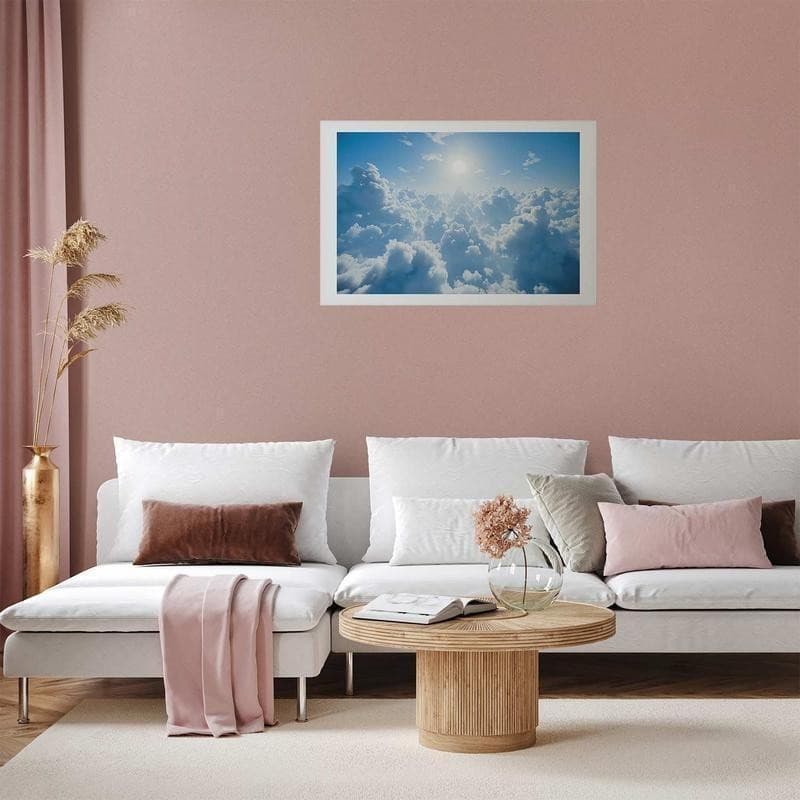 Poster - Heavenly Peace: Warm Sun Rays in Poster e stampe Collezione Casa - Trebisacce, commercioVirtuoso.it