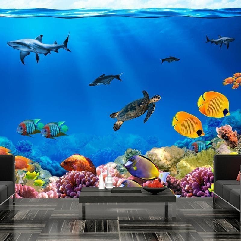 Fotomurale Regno sottomarino in Carta da parati Collezione Casa - Trebisacce, commercioVirtuoso.it