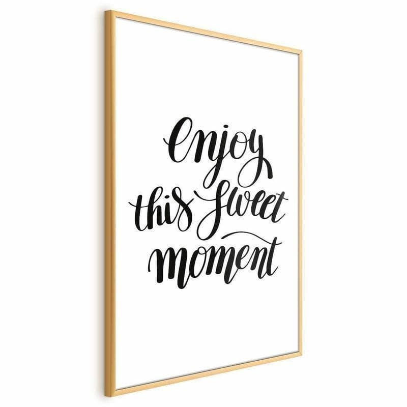 Poster - Enjoy This Sweet Moment in Poster e stampe Collezione Casa - Trebisacce, commercioVirtuoso.it