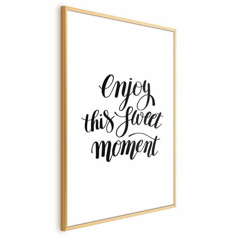 Poster - Enjoy This Sweet Moment in Poster e stampe Collezione Casa - Trebisacce, commercioVirtuoso.it