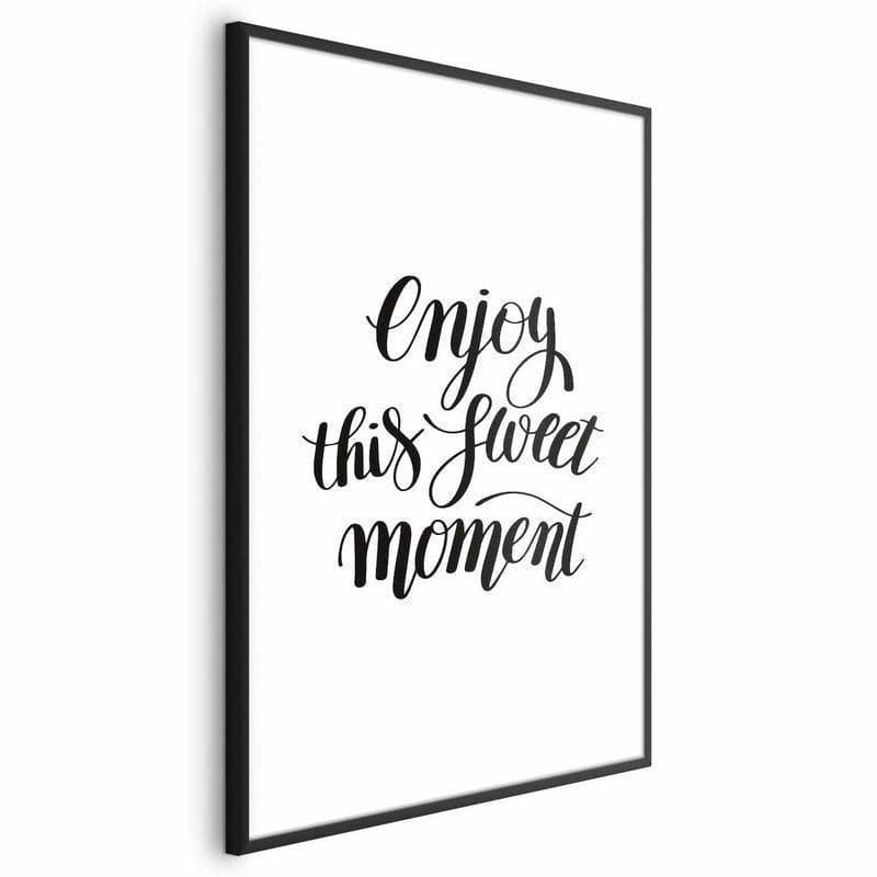 Poster - Enjoy This Sweet Moment in Poster e stampe Collezione Casa - Trebisacce, commercioVirtuoso.it