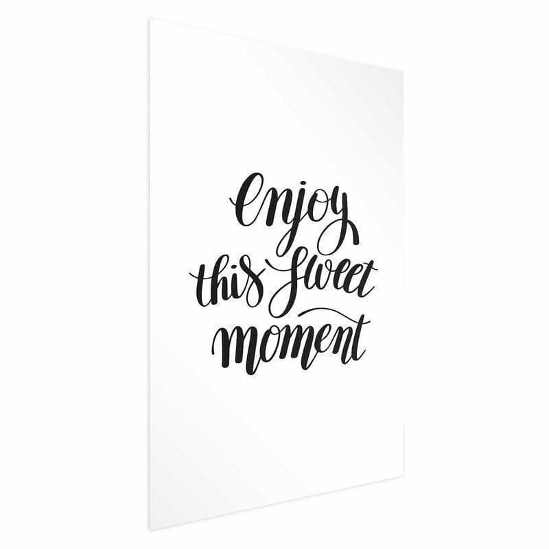 Poster - Enjoy This Sweet Moment in Poster e stampe Collezione Casa - Trebisacce, commercioVirtuoso.it