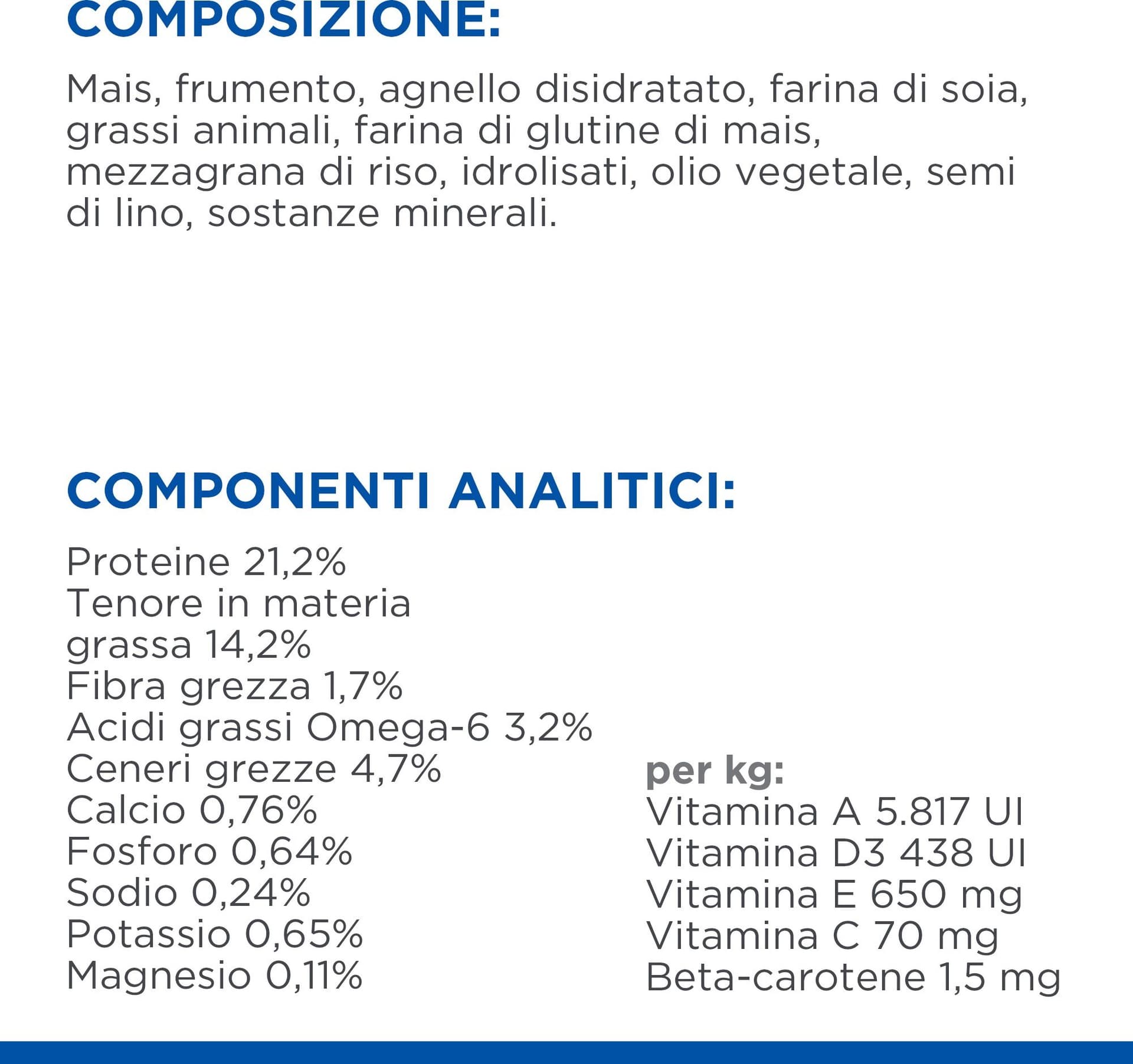 Hill's Mantenimento secco Cani Adulti Medium agnello e riso in Secco 101 Market - Poggibonsi, commercioVirtuoso.it