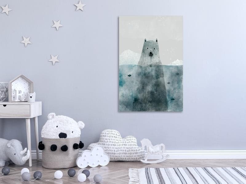 Quadro Polar Bear (1 Part) Vertical in Poster e stampe Collezione Casa - Trebisacce, commercioVirtuoso.it