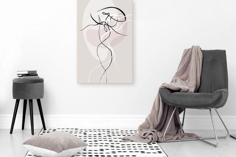 Quadro Beige Energy (1 Part) Vertical in Poster e stampe Collezione Casa - Trebisacce, commercioVirtuoso.it