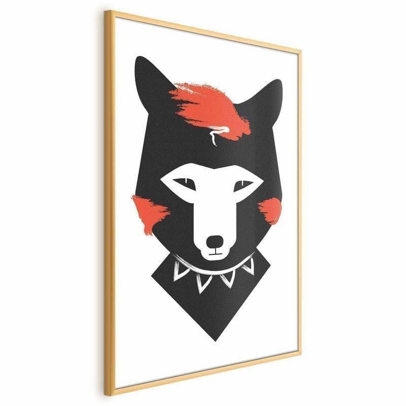 Poster - Polite Fox in Poster e stampe Collezione Casa - Trebisacce, commercioVirtuoso.it
