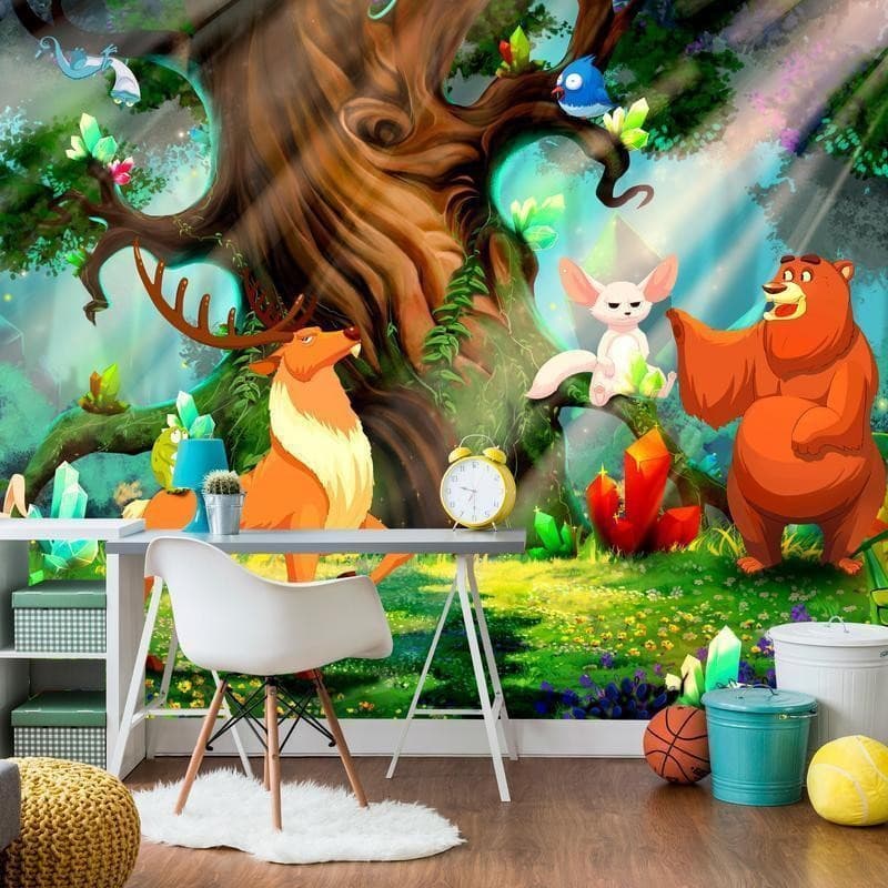 Fotomurale Bear and Friends in Carta da parati Collezione Casa - Trebisacce, commercioVirtuoso.it