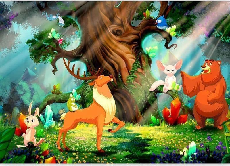 Fotomurale Bear and Friends in Carta da parati Collezione Casa - Trebisacce, commercioVirtuoso.it