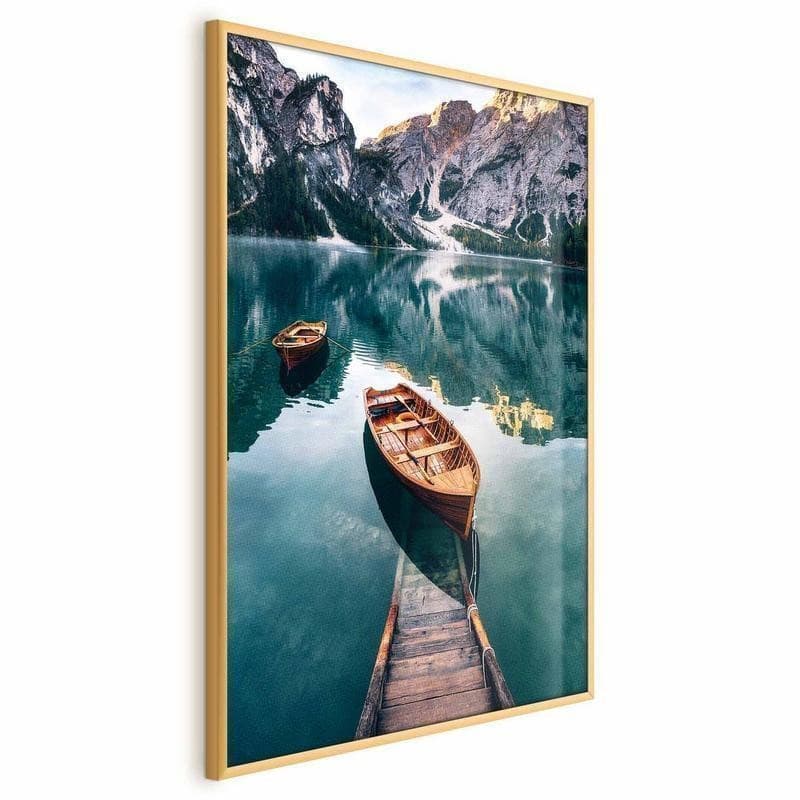 Poster - Boats in the Dolomites in Poster e stampe Collezione Casa - Trebisacce, commercioVirtuoso.it