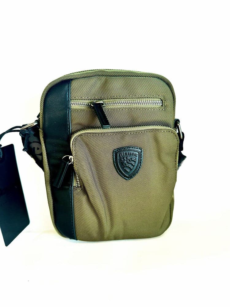 BLAUER Borsello uomo Crosby01 Military Green in Borse a spalla Calzature Durello - Agna, commercioVirtuoso.it