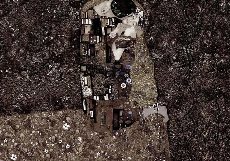 Fotomurale Klimt inspiration Recalling Tenderness in Carta da parati Collezione Casa - Trebisacce, commercioVirtuoso.it