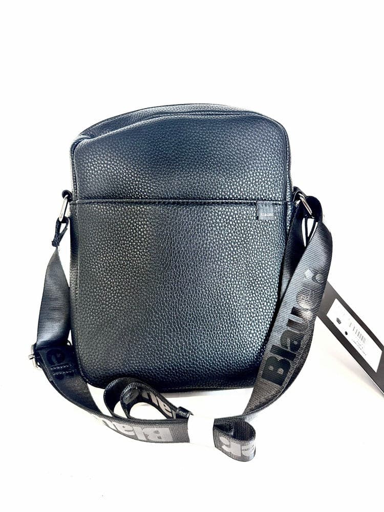 BLAUER Borsello uomo Elk02 Black in Borse a spalla Calzature Durello - Agna, commercioVirtuoso.it