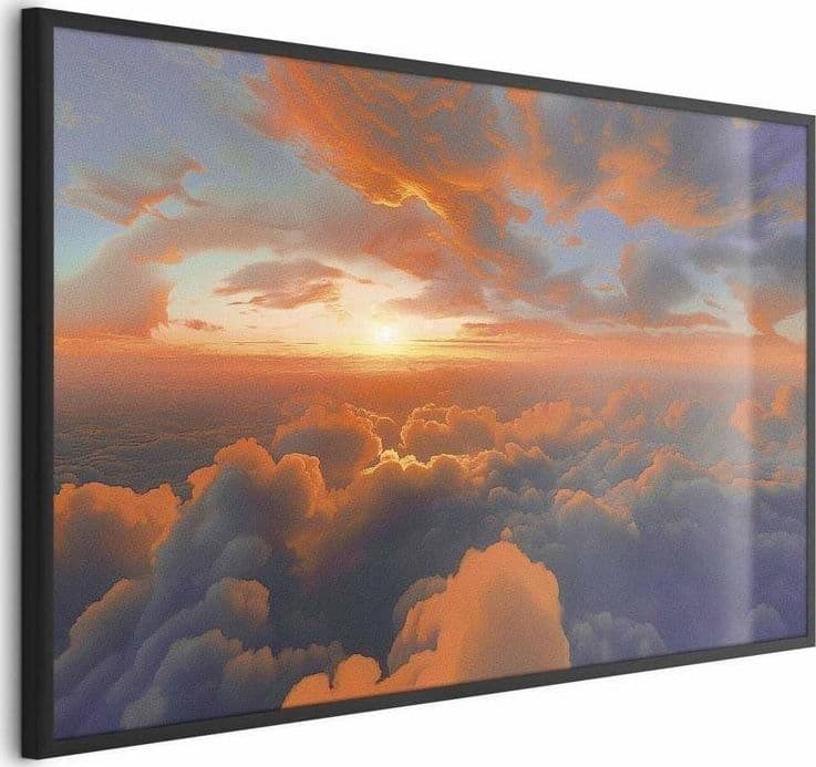 Poster - When Dawn Tickles the Clouds: A Color Show on the Morning Sky in Poster e stampe Collezione Casa - Trebisacce, commercioVirtuoso.it