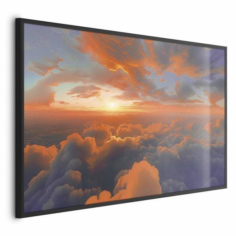 Poster - When Dawn Tickles the Clouds: A Color Show on the Morning Sky in Poster e stampe Collezione Casa - Trebisacce, commercioVirtuoso.it