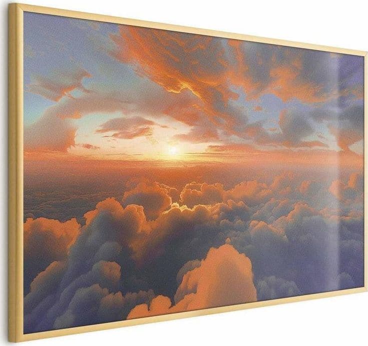 Poster - When Dawn Tickles the Clouds: A Color Show on the Morning Sky in Poster e stampe Collezione Casa - Trebisacce, commercioVirtuoso.it