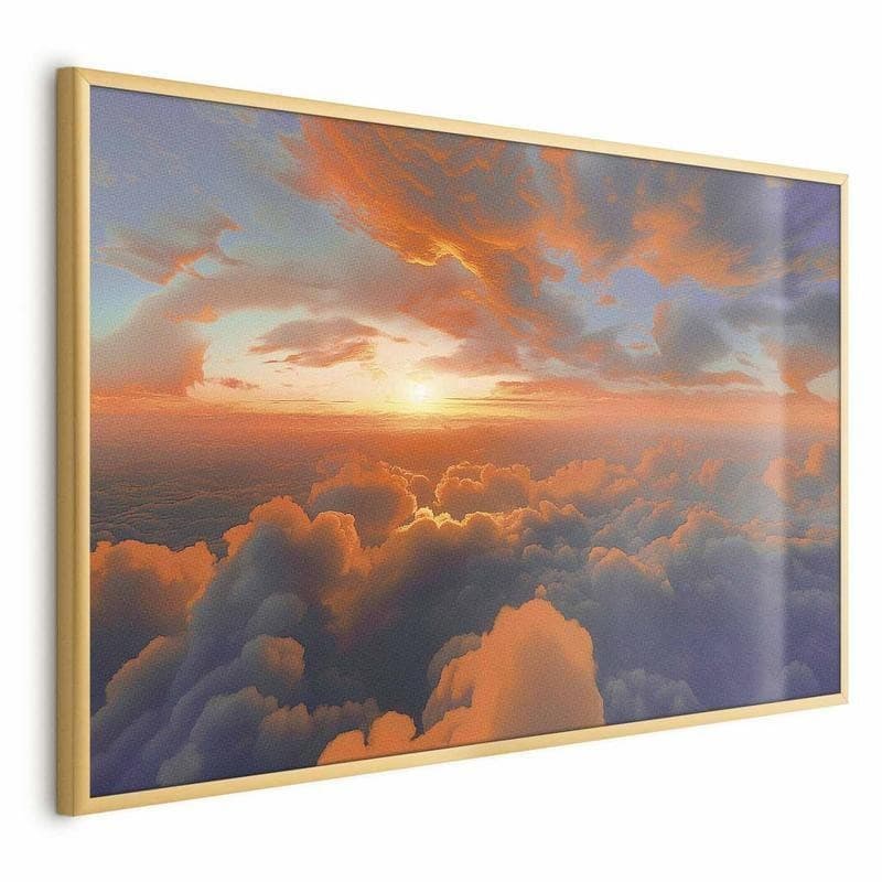 Poster - When Dawn Tickles the Clouds: A Color Show on the Morning Sky in Poster e stampe Collezione Casa - Trebisacce, commercioVirtuoso.it
